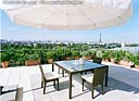 photo  terrasse htel Le MEURICE