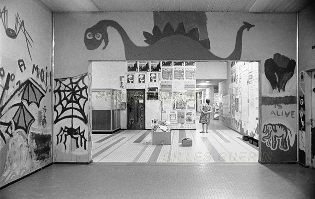 Graffitis  l'intrieur de l'Universit de Nanterre - mars 1978