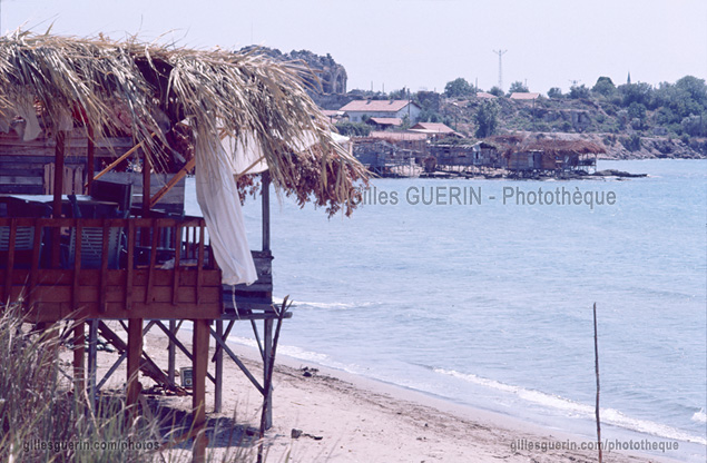 Cabane de pcheur sur pilotis - Cte mditerranenne - Province d'Antalya