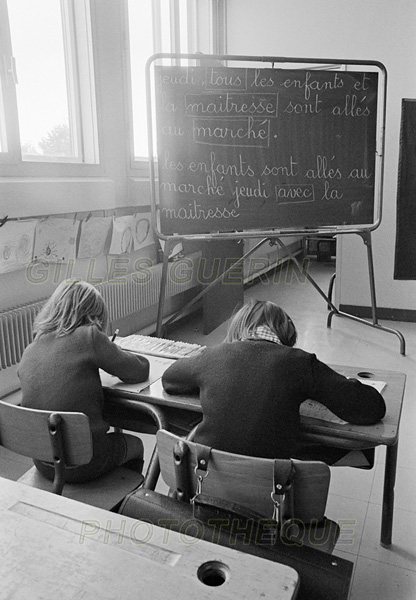 Enseignement primaire - Cours prparatoire - Apprentissage de l'orthographe Octobre - 1979