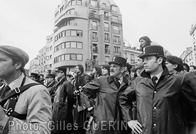 Obsques du chanteur  Claude Franois - 15 mars 1978