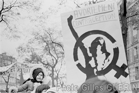 Manifestation du MLF  Paris - 25 novembre 1972