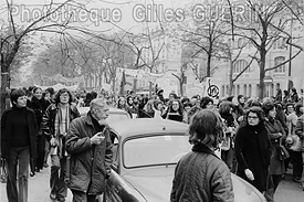 Manifestation du MLF  Paris - 25 novembre 1972