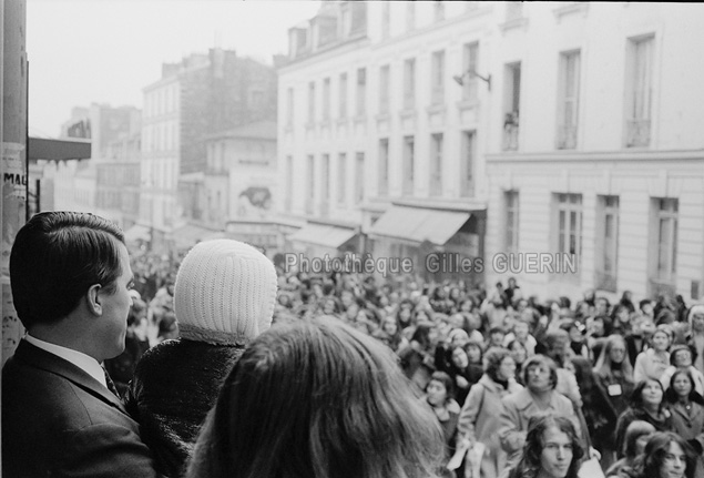 Manifestation du MLF  Paris de Belleville au Pre Lachaise - 25 novembre 1972