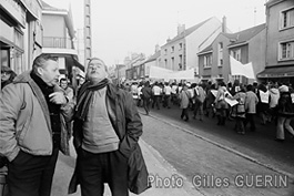 Marche des paysans du Larzac sur Paris 1973