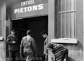 Grève à l'usine Renault de l'île Seguin à Boulogne-Billancourt - 27 mars 1973