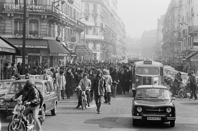 20 mars 1973 - Mobilisation lycenne  Paris et contre la loi Debr...