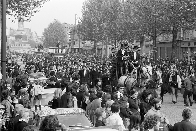 Manifestation des comdiens - 13 mai 1973