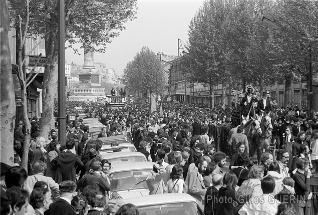 Manifestation des comdiens - 13 mai 1973