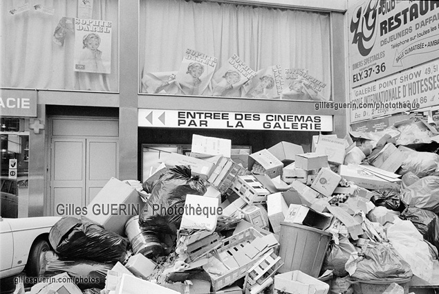 Grve des boueurs de Paris - octobre 1974