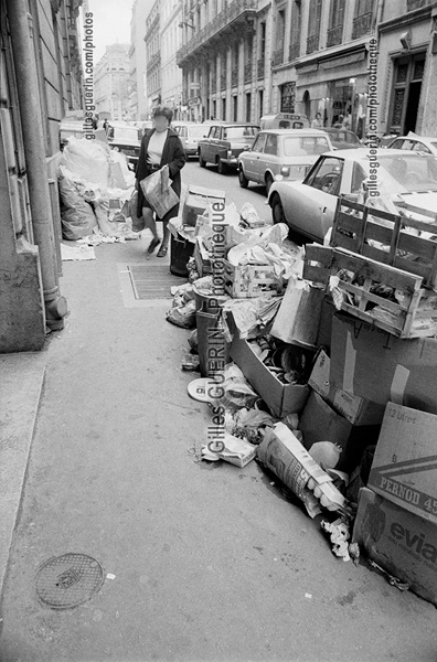 Grve des boueurs de Paris - octobre 1974