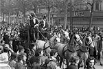 1973  - Manifestation comdiens contre dclaration Maurice Druon - Enterrement de la Libert