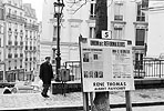 1972 - législatives -  Montmartre et panneaux électoraux et panneaux électoraux