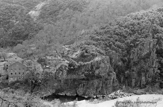 Installations minières abandonnées dans les cévennes