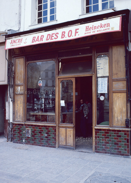 Les cafs de Paris en 1979 Le Bar des BOF