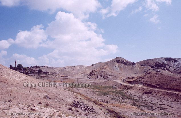 Paysage désertique du plateau d'Anatolie centrale