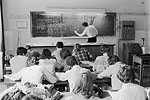 1979  - Cours de physique en classe terminale au lycée Rodin à Paris