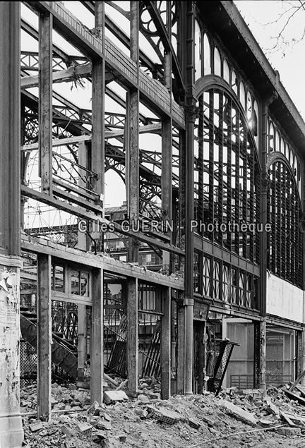 Dmolition des halles de Baltard de Paris - 1972-73  