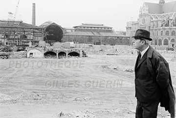 Dmolition des halles de Baltard de Paris - 1972-73  