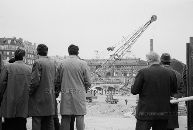 Dmolition des halles de Baltard de Paris - 1972-73  