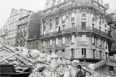 Dmolition des halles de Baltard de Paris - 1972-73  