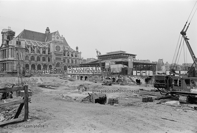 Dmolition des halles de Baltard de Paris - 1972-73  