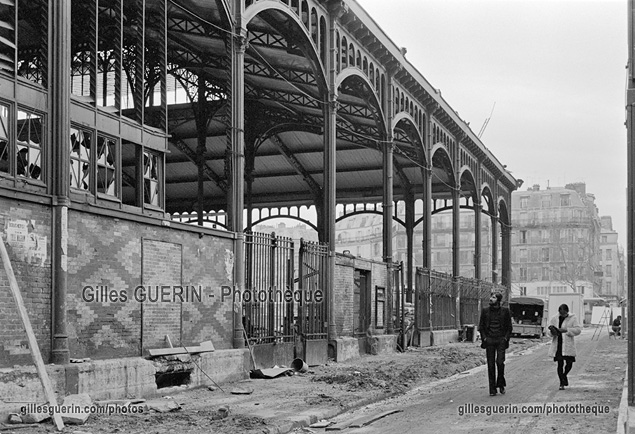 Dmolition des halles de Baltard de Paris - 1972-73  