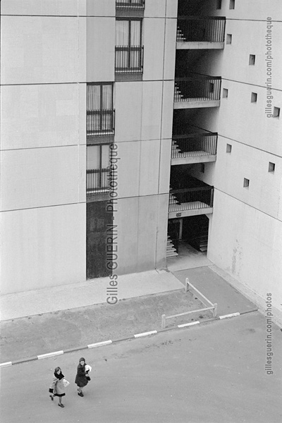 Cits de banlieue en le-de-France - Vigneux sur Seine - Cit de la Croix Blanche - Dcembre 1973