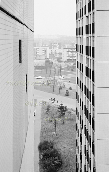 Cits de banlieue en le-de-France - Vigneux sur Seine - Cit de la Croix Blanche - Dcembre 1973