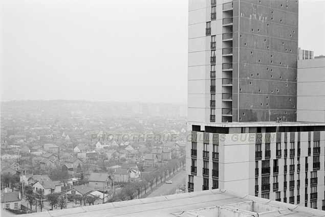 Cits de banlieue en le-de-France - Vigneux sur Seine - Cit de la Croix Blanche - Dcembre 1973