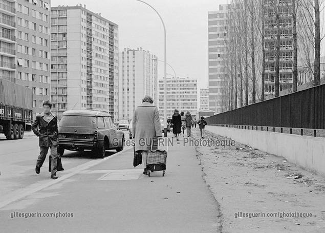 Cits de banlieue en le-de-France - Cit du Moulin Vert - Vitry sur Seine - Dcembre 1973