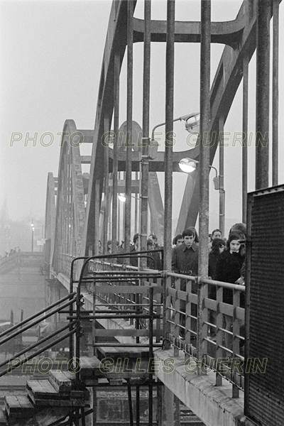 Gare de RER de Massy-Palaiseau au petit matin - Fvrier 1974