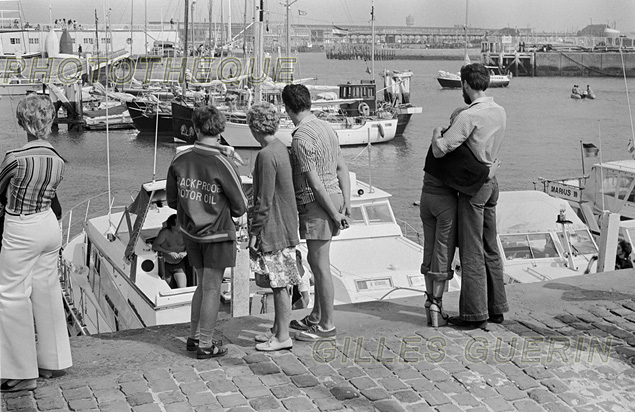 Vacances d't en Belgique - Port d'Ostende - aot 1976