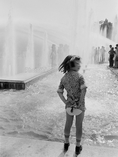 Canicule de 1975 - Fontaines du Trocadro  Paris