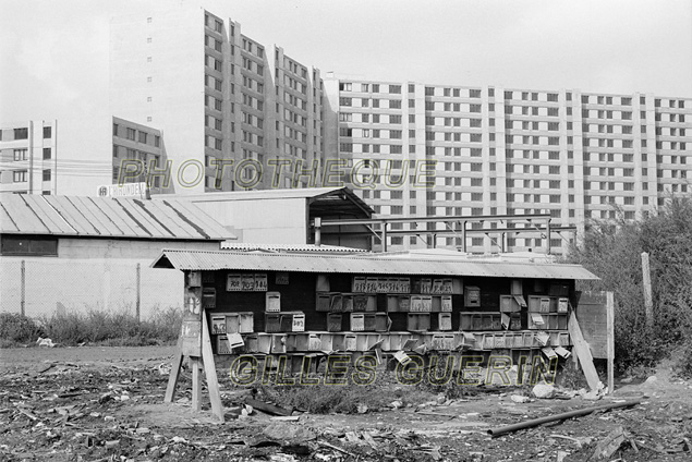 Dmolition du bidonville du Franc Moisin en Seine-Saint-Denis - Septembre 1972