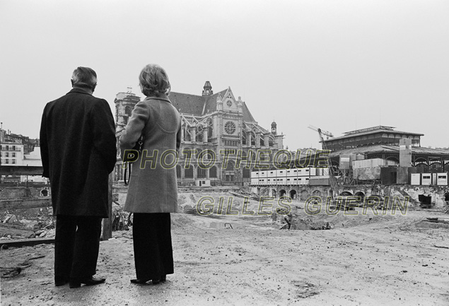 Dmolition des halles de Baltard de Paris - 1972-73