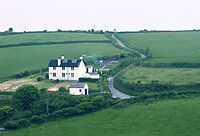 Cornouailles 1980 - Paysage maison