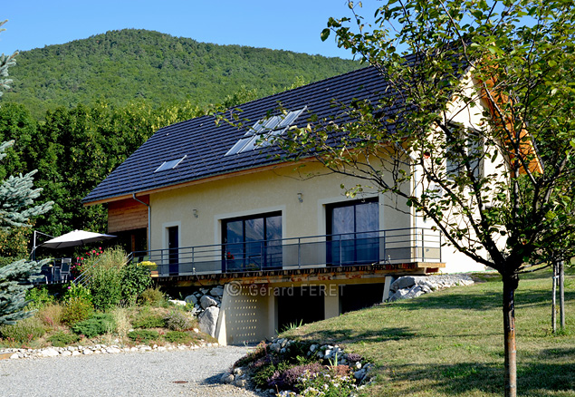 Maison bardage bois en Valgaudemar - Massif des crins - Alpes franaises