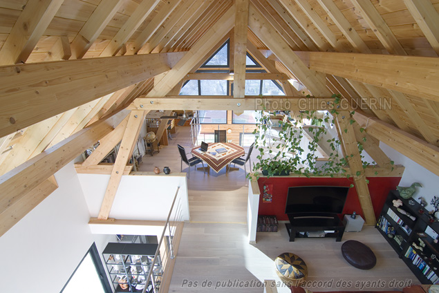 Maison bardage bois en Valgaudemar - Massif des crins - Alpes franaises