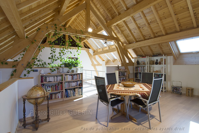 Maison bardage bois en Valgaudemar - Massif des Écrins - Alpes françaises