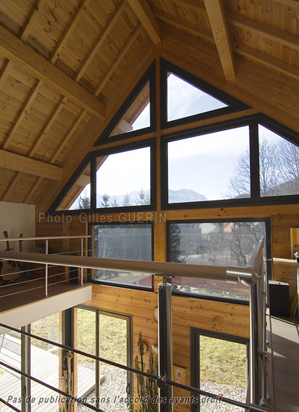 Maison bardage bois en Valgaudemar - Massif des crins - Alpes franaises