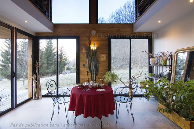 Maison bardage bois en Valgaudemar - Massif des Écrins - Alpes françaises