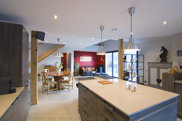 Maison bardage bois en Valgaudemar - Massif des Écrins - Alpes françaises