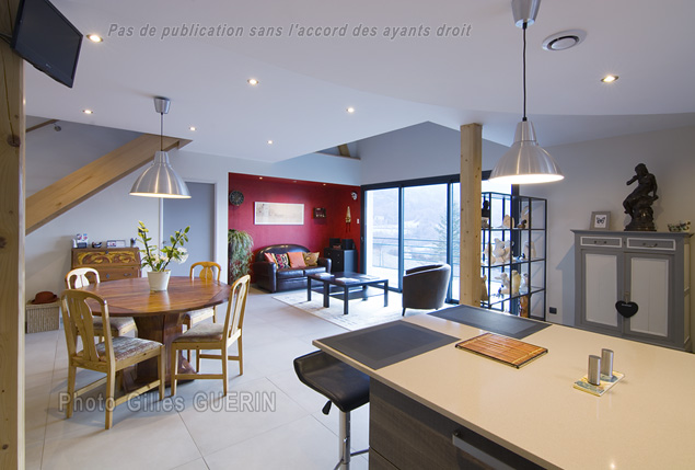Maison bardage bois en Valgaudemar - Massif des Écrins - Alpes françaises
