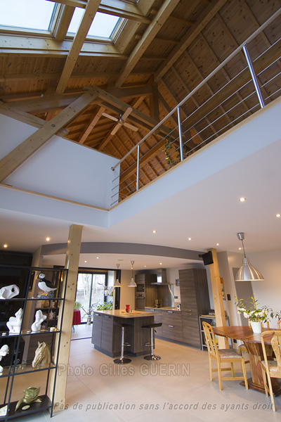 Maison bardage bois en Valgaudemar - Massif des Écrins - Alpes françaises