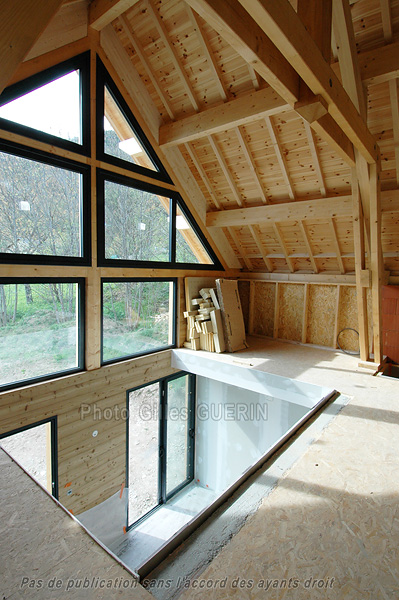 Maison bardage bois en Valgaudemar - Massif des crins - Alpes franaises