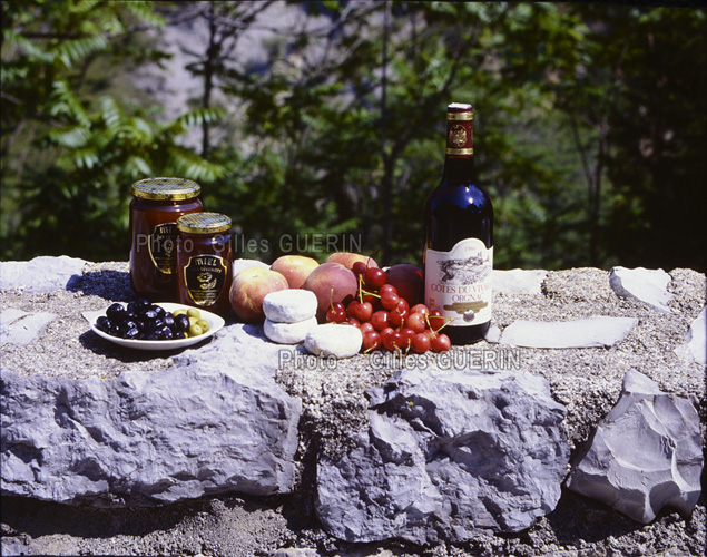 Composition de produits rgionaux d'Ardche