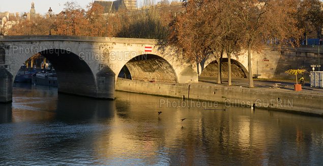 Le pont Marie vu depuis l'le Saint Louis - Paris