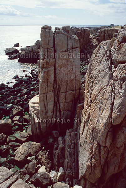 Cte sauvage du Croisic - Rgion Bretagne - 1980