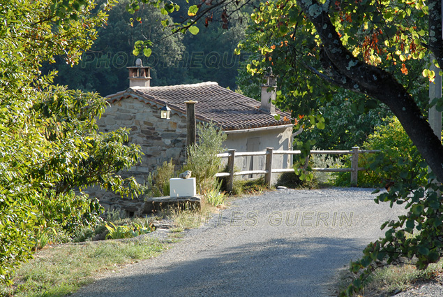 Maison traditionnelle cvenole en septembre